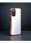 Xiaomi Redmi Note 11 Kılıf Razer Lensli Silikon - Yeşil