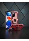 Xiaomi Redmi Note 11 Pro Plus 5g Kılıf Sofya Yüzüklü Silikon Kapak - Rose