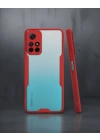 Xiaomi Redmi Note 11t Kılıf Platin Silikon - Kırmızı