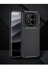 Xiaomi Redmi Note 14 Pro Plus Kılıf Auto Focus Karbon Kapak - Siyah