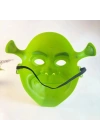 Yeşil Shrek Maskesi 21x25 cm
