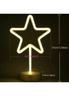 Yıldız Neon LED Lamba