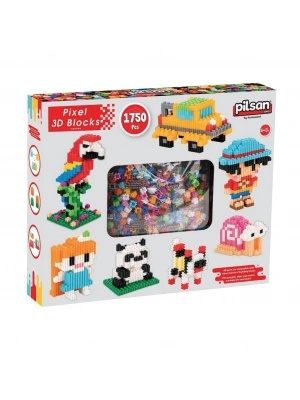 03 616 Pixel 3D Bloklar 1750 Parça -Oyuncak