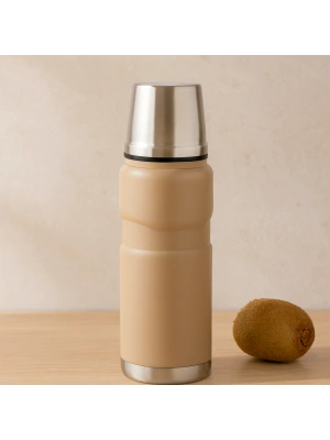 0.5 L Paslanmaz Çelik Termos (Sızdırmaz Kapak / Bardaklı)