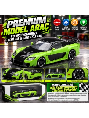 1/64 Mazda RX-7 VeilSide Fortune7 Green