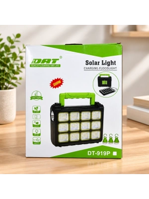 200W USB Şarjlı Solar Projektör