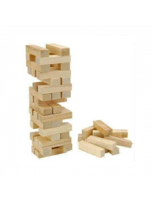 54 Parça Ahşap Denge Jenga Oyunu
