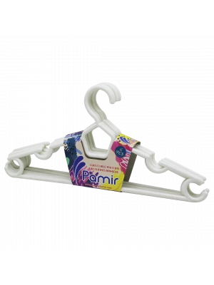 6 Parça Plastik Karizma Elbise Askı