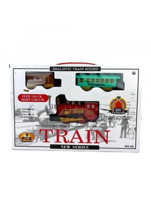 68 Pilli Tren Seti 9 Parça