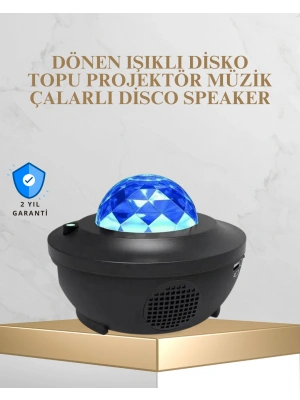 Bluetooth & USB Müzik Çalar Gece Lambası – 50 m² Kapsama, Uzaktan Kumanda