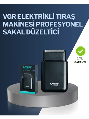 5 W Güçlü USB Şarjlı Sakal Şekillendirici – İki Başlıklı, Su Geçirmez Tasarım