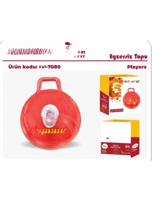 7080 Sarı Kırmızı Zıp Zıp Top