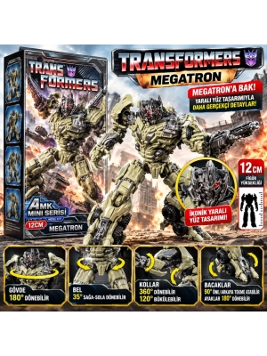 75325 Figür Transformers Amk Mını Serıes WAVE3 Megatron Trns