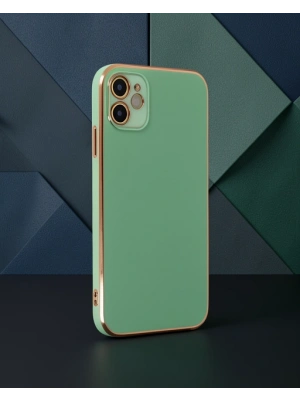 Apple İphone 12 Kılıf Volet Silikon - Açık Yeşil