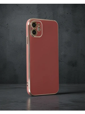 Apple İphone 12 Kılıf Volet Silikon - Kırmızı