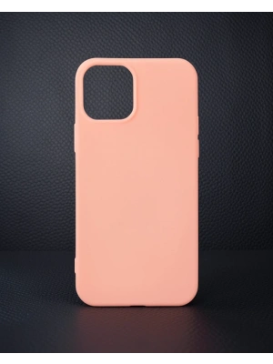 Apple İphone 12 Mini Kılıf First Silikon - Pudra