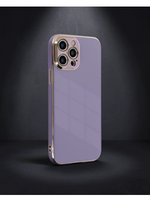 Apple İphone 12 Pro Kılıf Volet Silikon - Mor