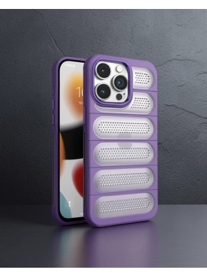 Apple İphone 14 Pro Kılıf Airmax Silikon Kapak - Derin Mor