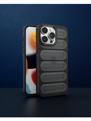 Apple İphone 14 Pro Kılıf Airmax Silikon Kapak - Siyah