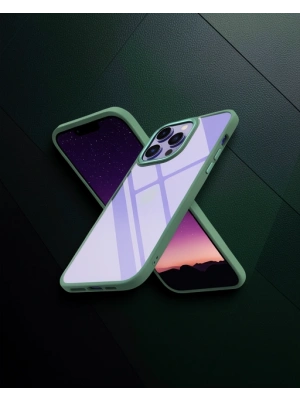Apple İphone 14 Pro Max Kılıf Power Silikon - Koyu Yeşil