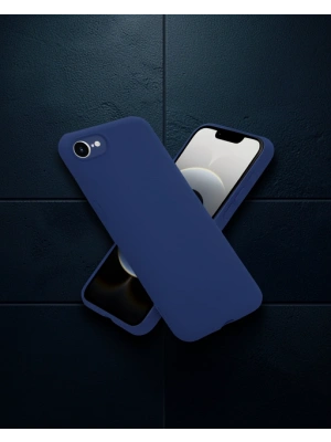 Apple İphone 16e Kılıf First Silikon - Lacivert