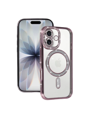 Apple iPhone 17 Joke Simli Magneticsafe Kılıf - Pembe