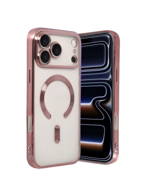 Apple iPhone 17 Pro Max Kross Magneticsafe Kapak - Rose