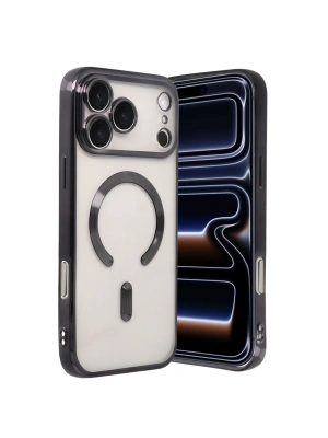Apple iPhone 17 Pro Max Kross Magneticsafe Kapak - Siyah