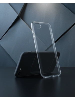 Apple İphone 7 Kılıf Lüx Şeffaf Silikon