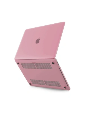 Apple Macbook Pro 13 2020 Macbook Buzlu Kapak - Pembe