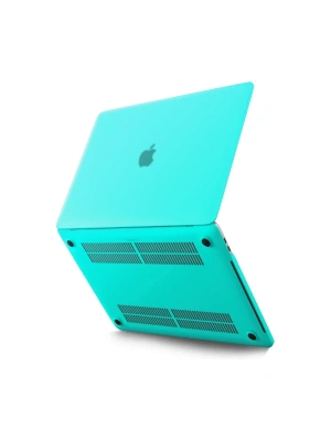 Apple Macbook Pro 13 2020 Macbook Buzlu Kapak - Yeşil