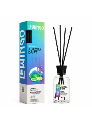 Aurora Drift Bambu Çubuklu Oda Kokusu - 110 ml - Cam Şişe 