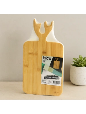 Bambu Kesim Panosu Kulplu 20x38 cm
