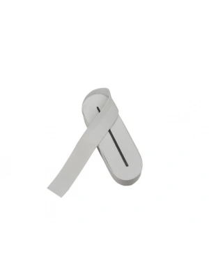 Beyaz - 4CM Paça Lastik Yassı Geniş 10MT