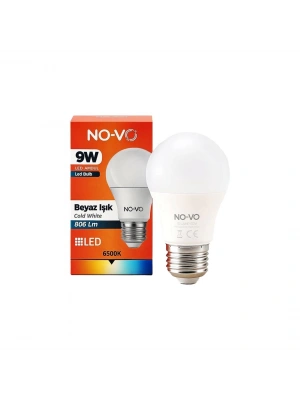 Beyaz Led Ampul - 9W - E27 Duy