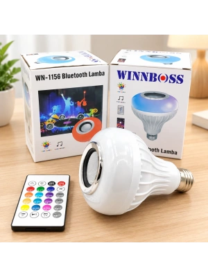 Bluetoothlu Hoparlörlü LED Ampul