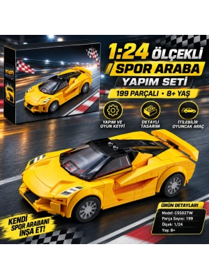 C55027W R8 199 Parça Block Oyuncak