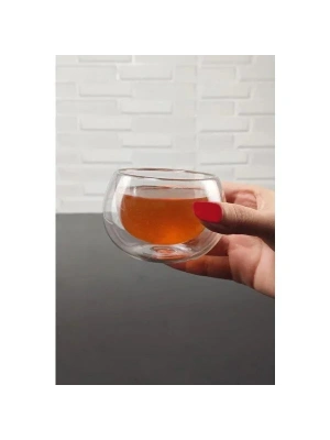 Çift Cidarlı Cam Reçellik 6 Adet