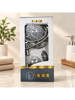 Class Çelik Lüks Duş Seti Kutulu
