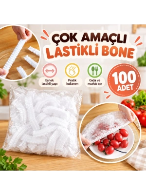 Çok Amaçlı Lastikli Bone 100 lü