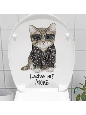 Decohandy Klozet Etiketi Leave Me Alone
