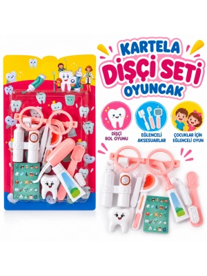 DNT-78- Kartela Dişçi Set Oyuncak