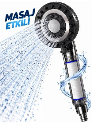 Filtreli Duş Başlığı Masaj Etkili