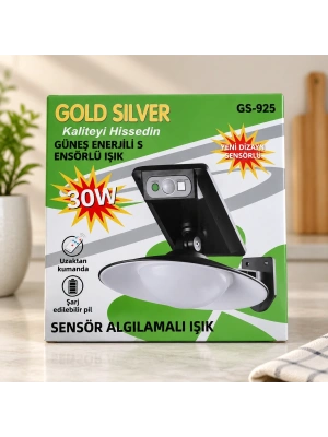 Güneş Enerjili Sensörlü Işık