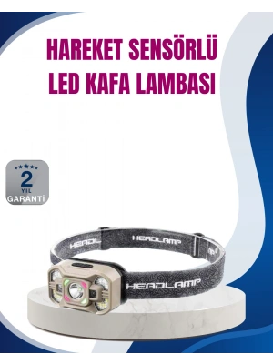 Hareket Sensörlü LED Far 45 Derece Ayarlı Şarj Edilebilir