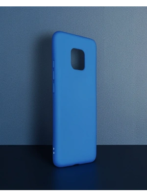 Huawei Mate 20 Pro Kılıf First Silikon - Mavi