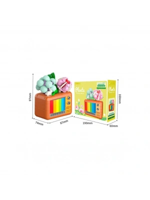 JK2716 Televizyon Model 207 Parça Block Oyuncak