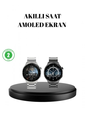 Kablosuz Şarjlı Bluetooth Görüşmeli Akıllı Saat – Android & iOS Uyumlu