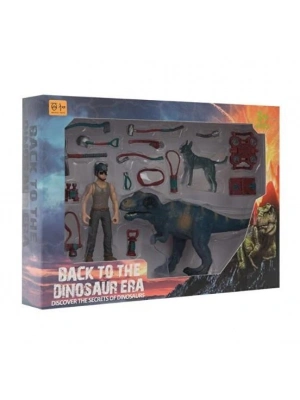Kadın Figürlü Dinozor Set
