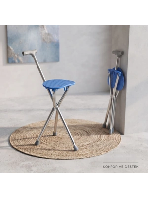 Katlanabilir Baston Sandalye - Oturaklı - 88 cm